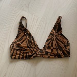 Stone fox swim Vintage Palm ziggy top